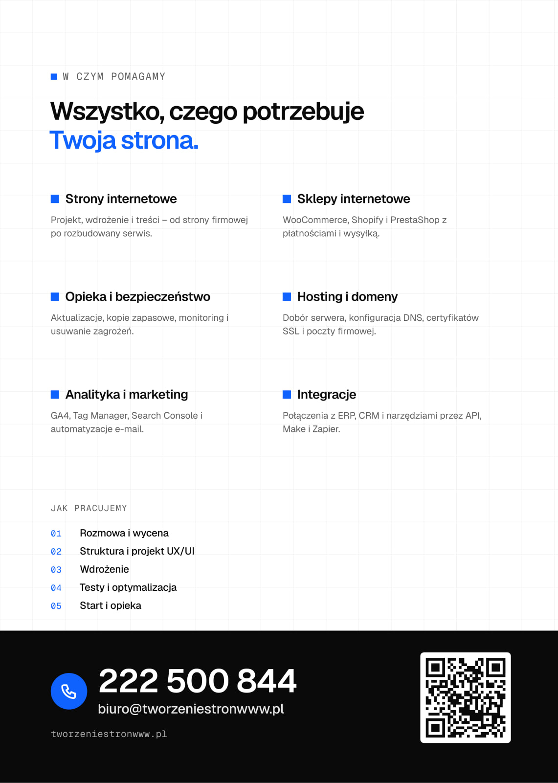 Ulotka A5 – tył – podgląd