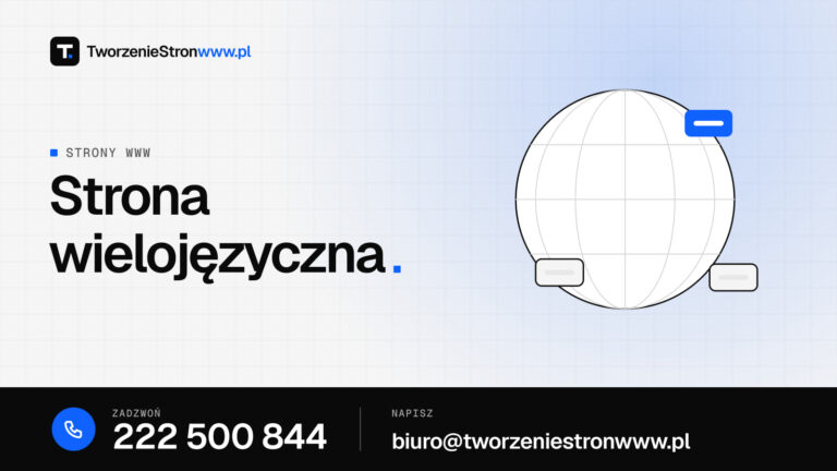 Strona wielojęzyczna – grafika do artykułu „Strona wielojęzyczna: struktura adresów, hreflang i tłumaczenia”